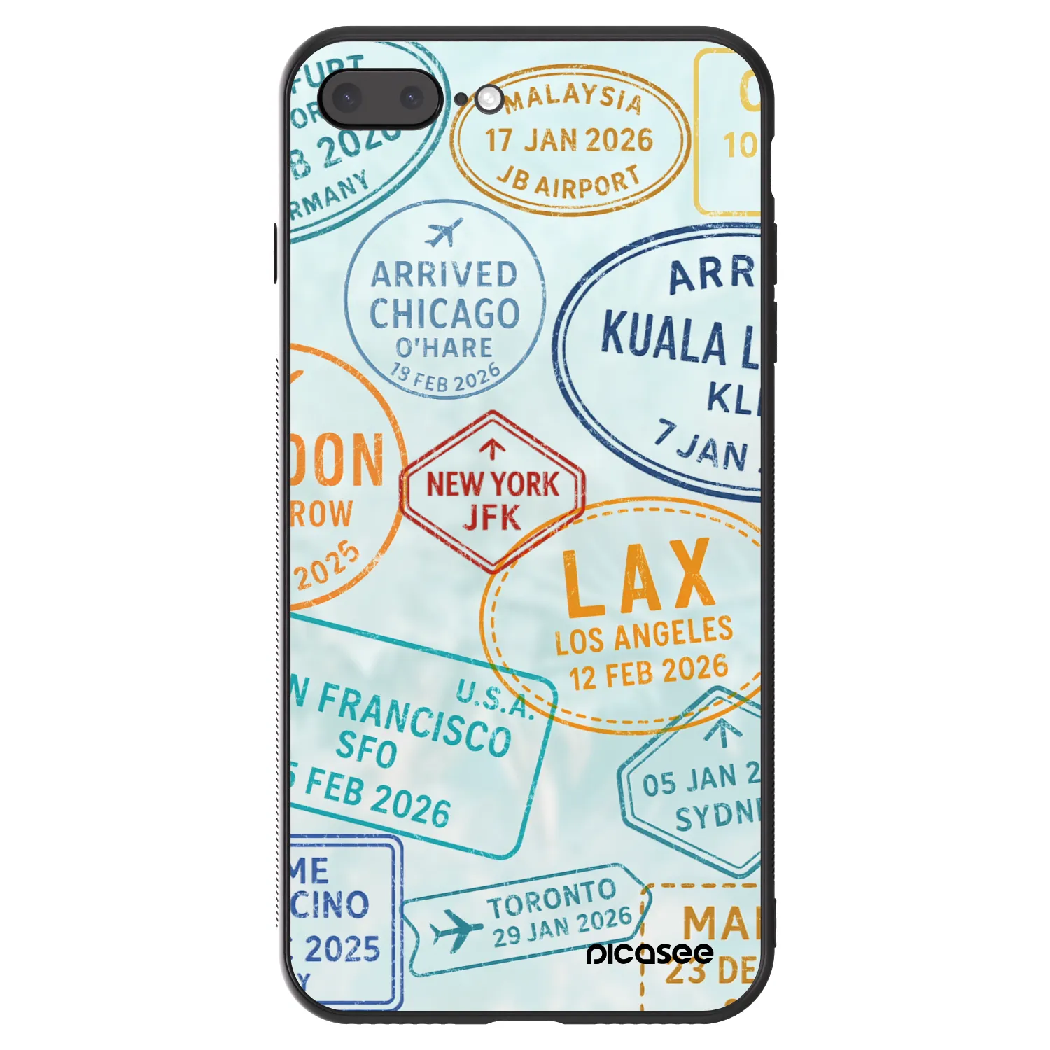 Picasee ULTIMATE CASE für Apple iPhone 8 Plus - PASSPORT EDITION