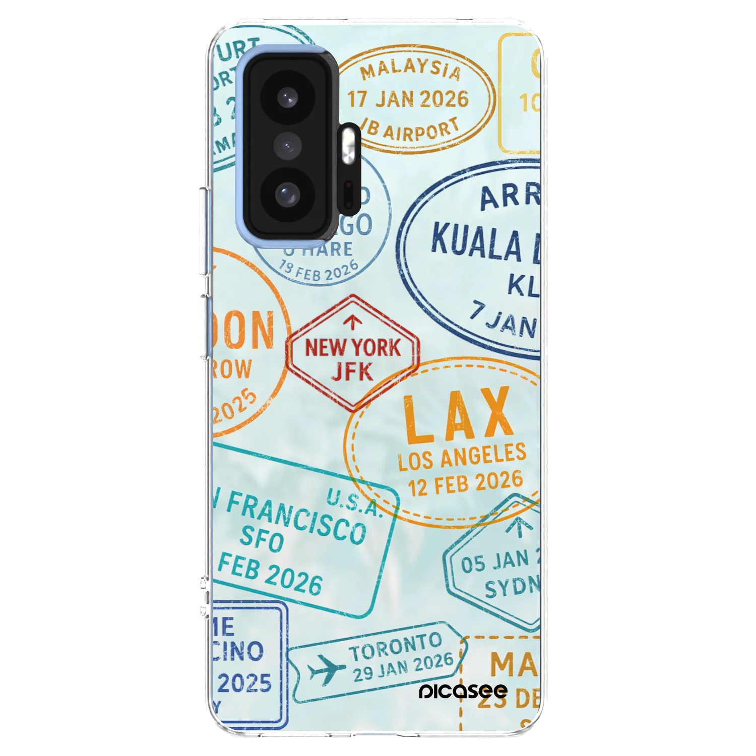 Picasee Xiaomi 11T Hülle - Transparentes Silikon - PASSPORT EDITION