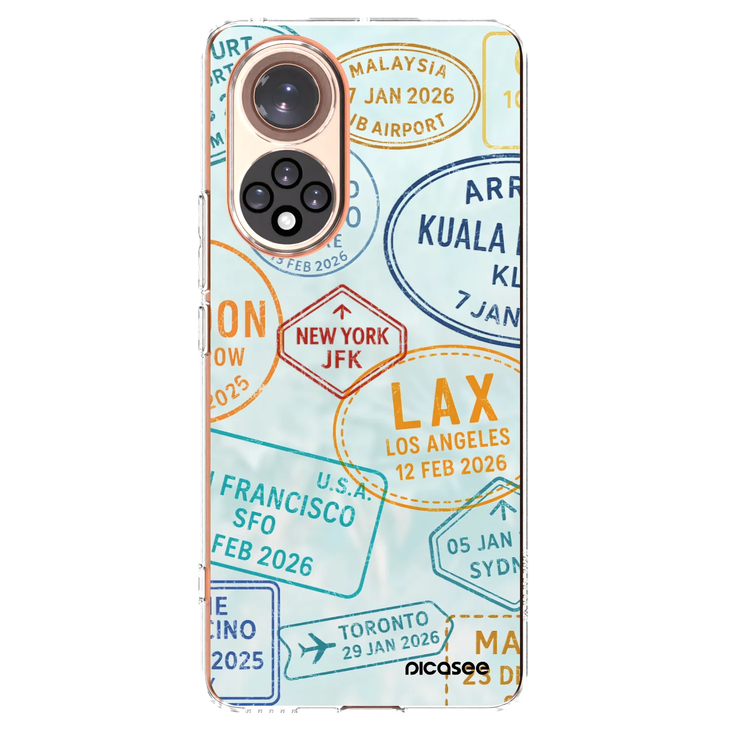 Picasee Huawei Nova 9 Hülle - Transparentes Silikon - PASSPORT EDITION