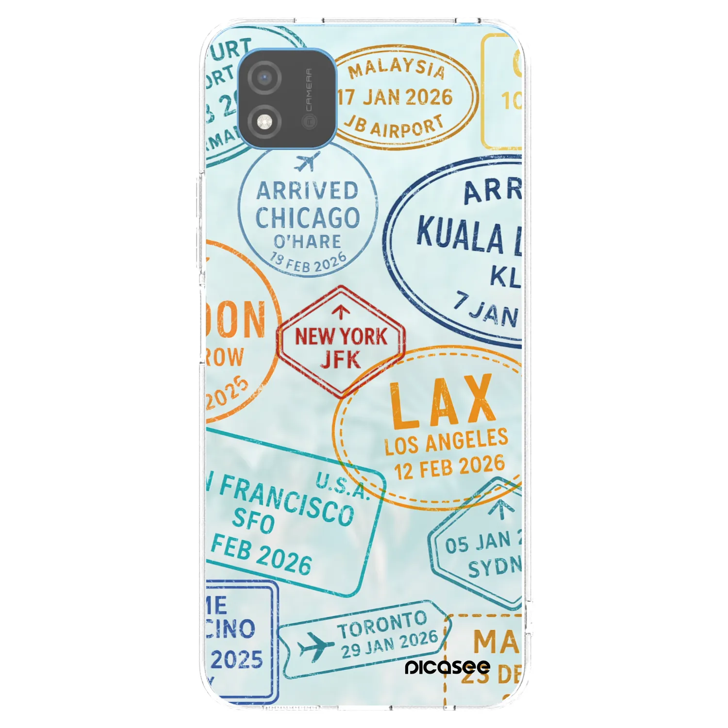 Picasee Realme C11 (2021) Hülle - Transparentes Silikon - PASSPORT EDITION