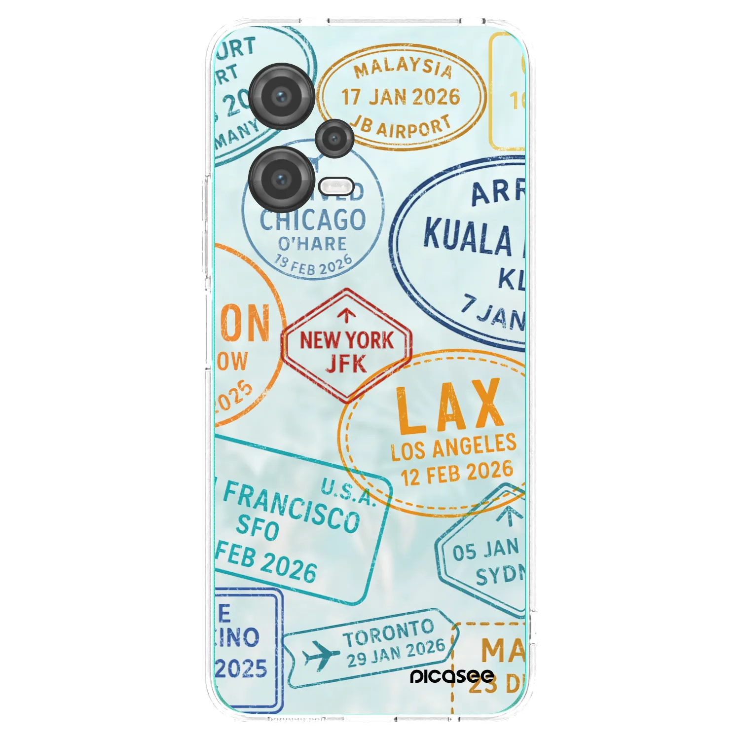 Picasee Xiaomi Poco X5 Hülle - Transparentes Silikon - PASSPORT EDITION