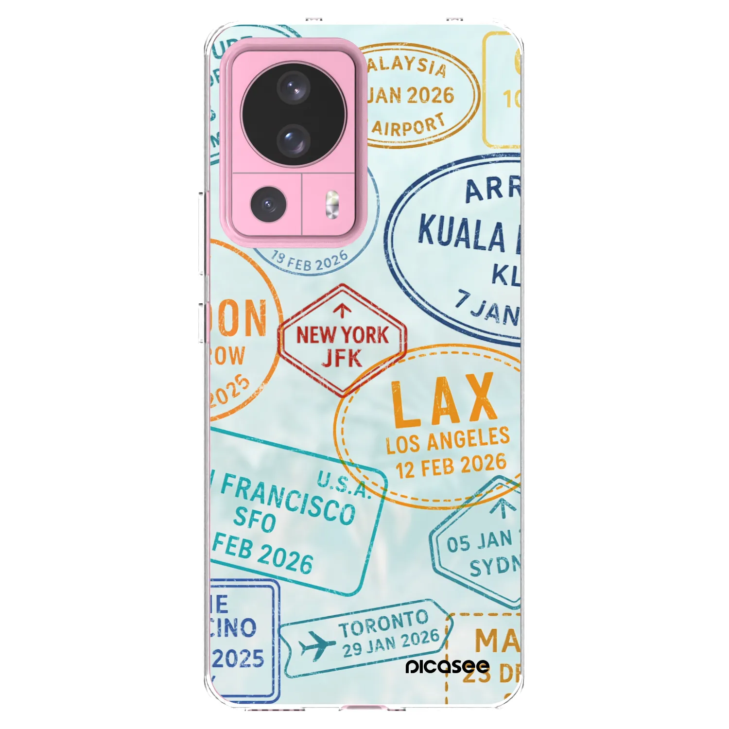 Picasee Xiaomi 13 Lite Hülle - Transparentes Silikon - PASSPORT EDITION