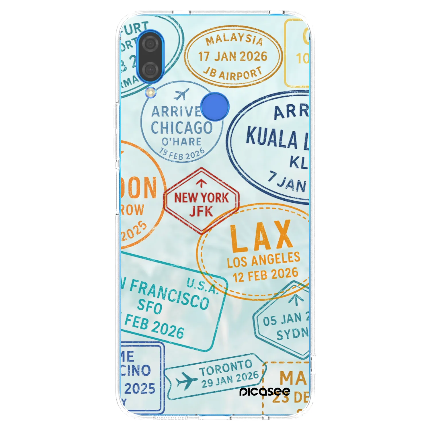 Picasee Huawei Nova 3i Hülle - Transparentes Silikon - PASSPORT EDITION