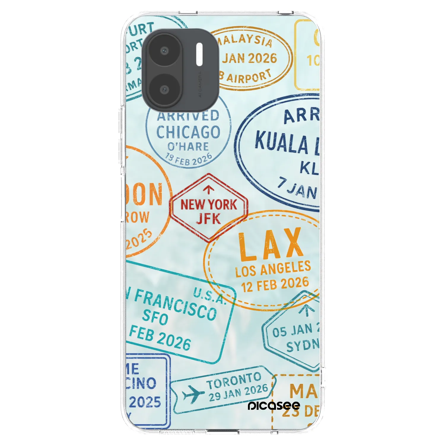 Picasee Xiaomi Redmi A2 Hülle - Transparentes Silikon - PASSPORT EDITION