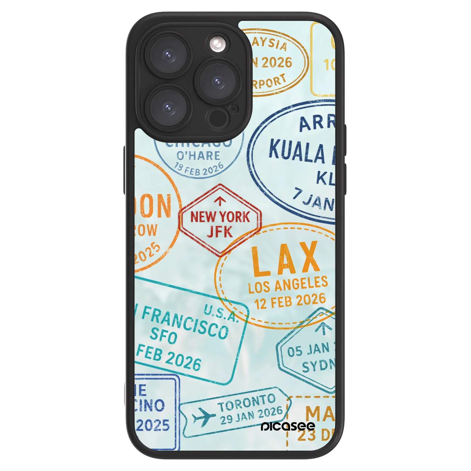 Picasee ULTIMATE CASE MagSafe für Apple iPhone 15 Pro Max - PASSPORT EDITION