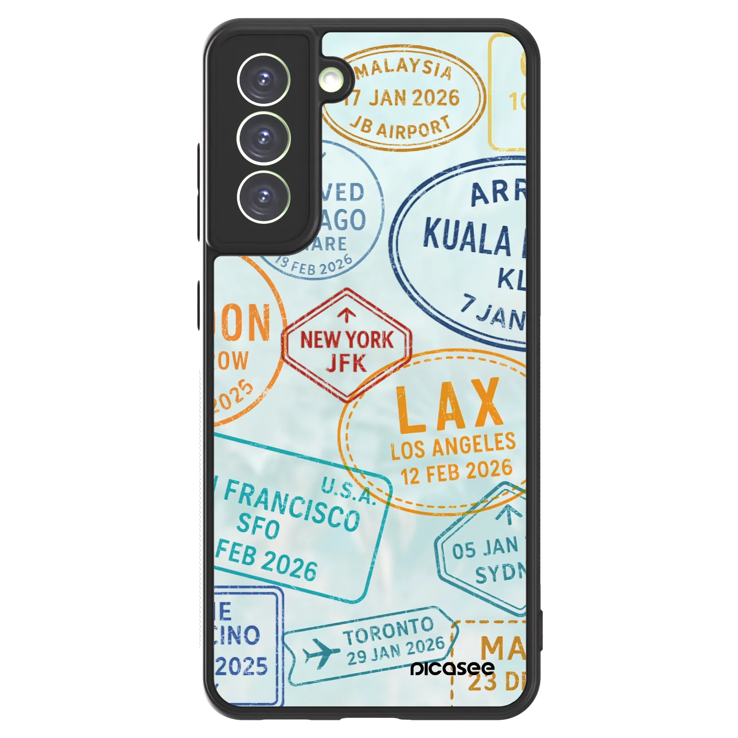Picasee ULTIMATE CASE PowerShare für Samsung Galaxy S21 FE 5G - PASSPORT EDITION