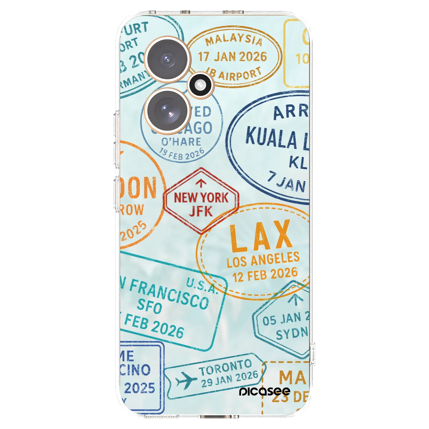Picasee Honor 400 5G Hülle - Transparentes Silikon - PASSPORT EDITION
