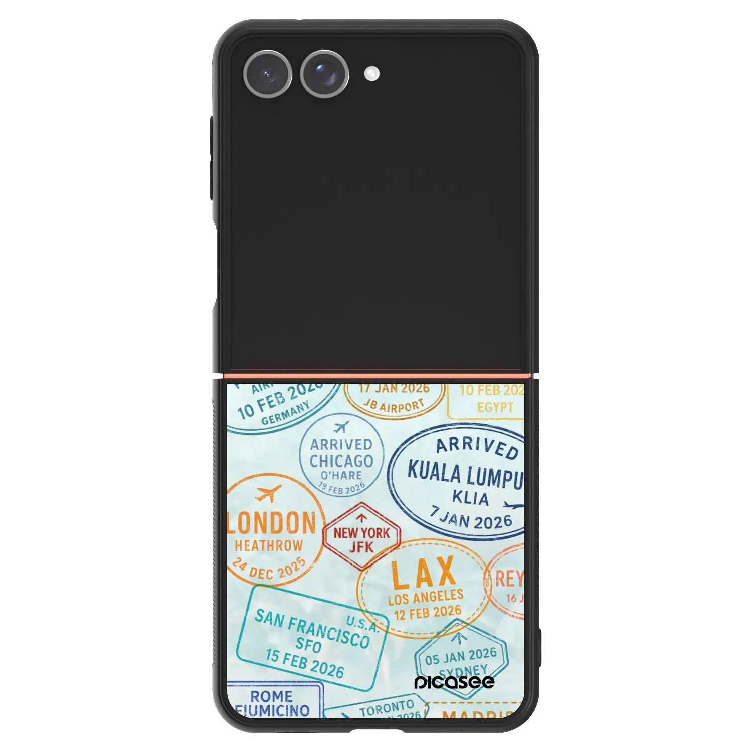 Picasee ULTIMATE CASE für Samsung Galaxy Z Flip7 5G - PASSPORT EDITION