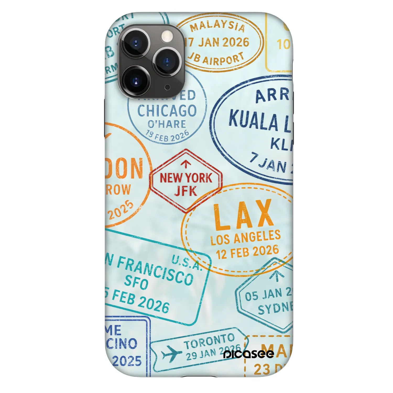 Picasee Fashion Case für Apple iPhone 11 Pro - PASSPORT EDITION