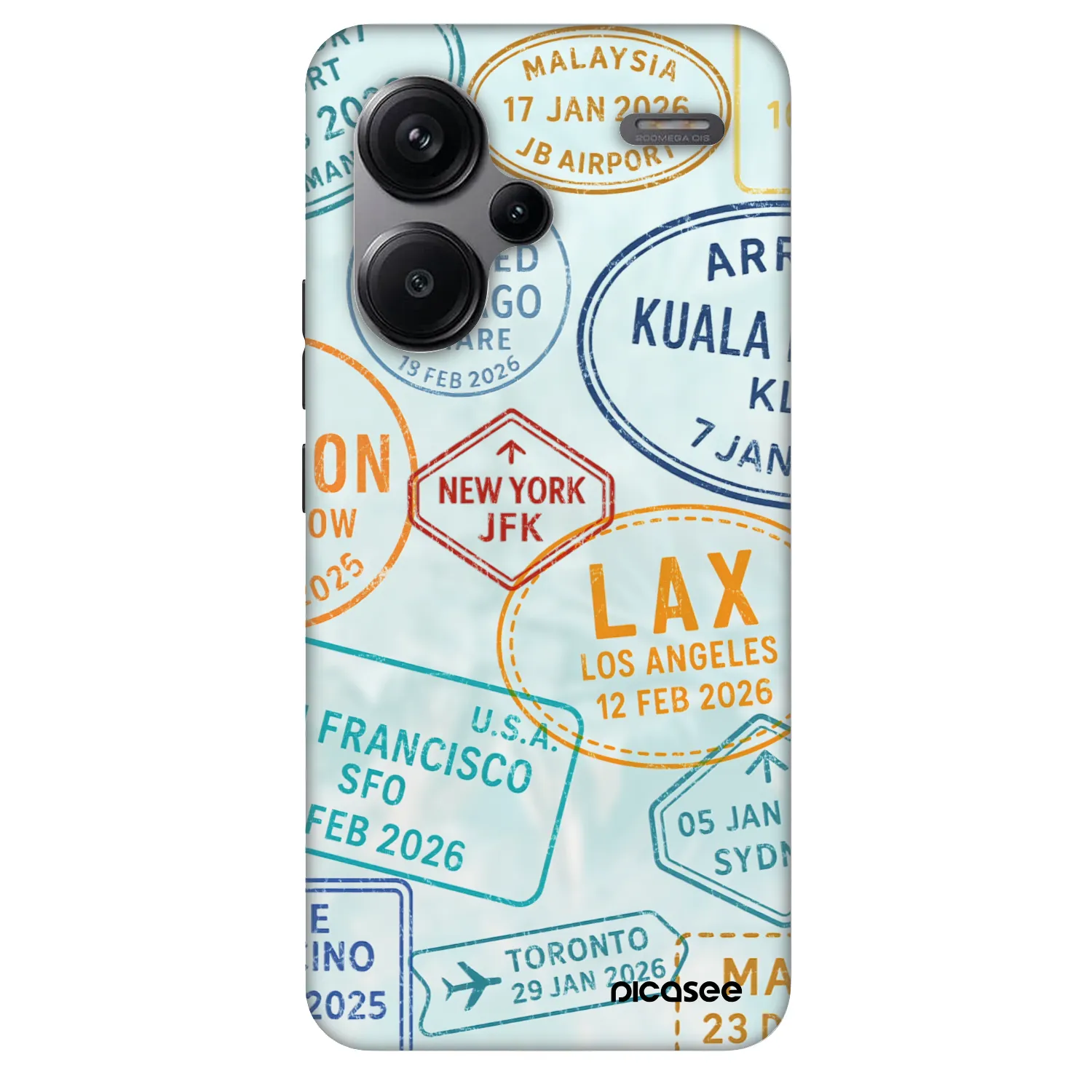 Picasee Fashion Case für Xiaomi Redmi Note 13 Pro+ 5G - PASSPORT EDITION
