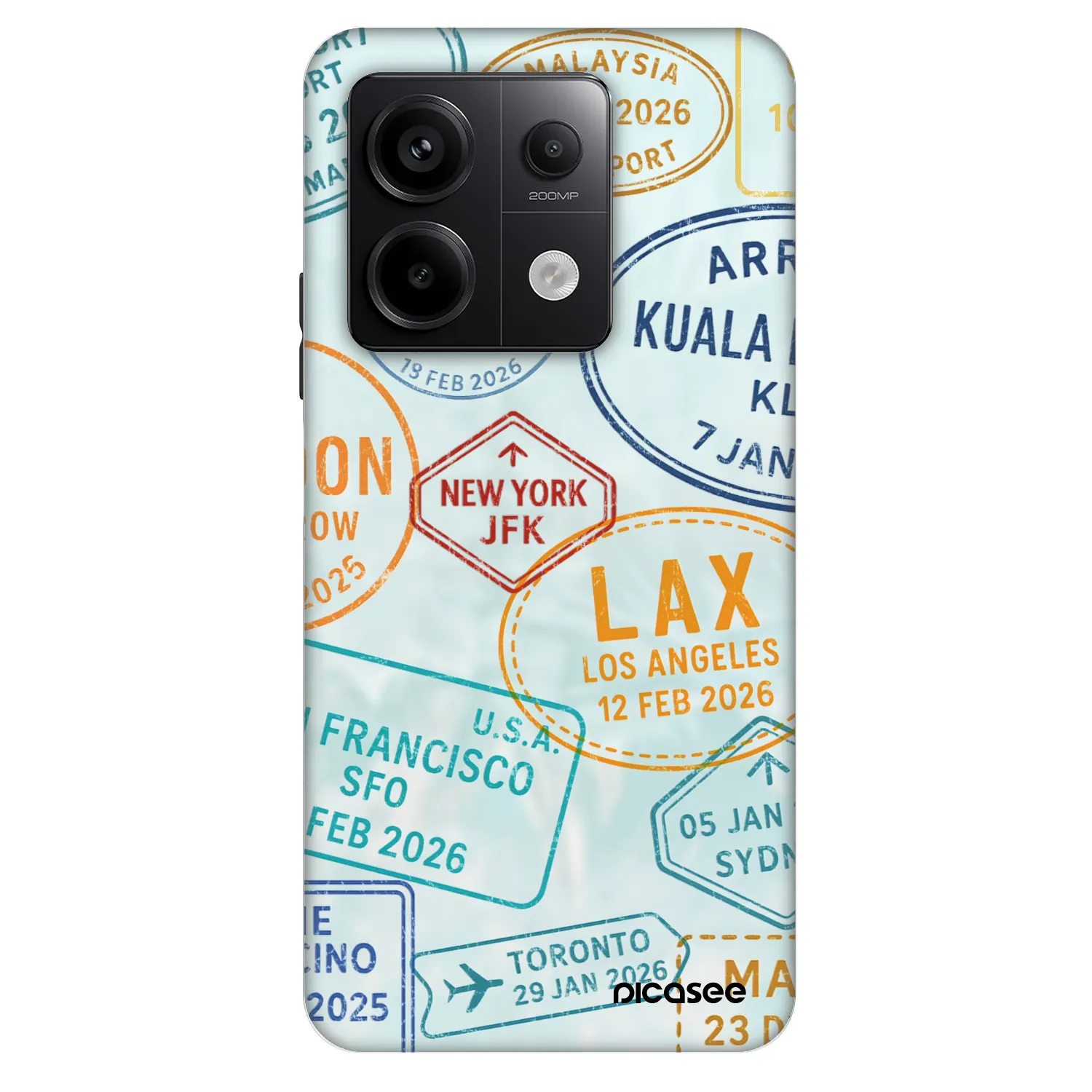 Picasee Fashion Case für Xiaomi Redmi Note 13 Pro 5G - PASSPORT EDITION