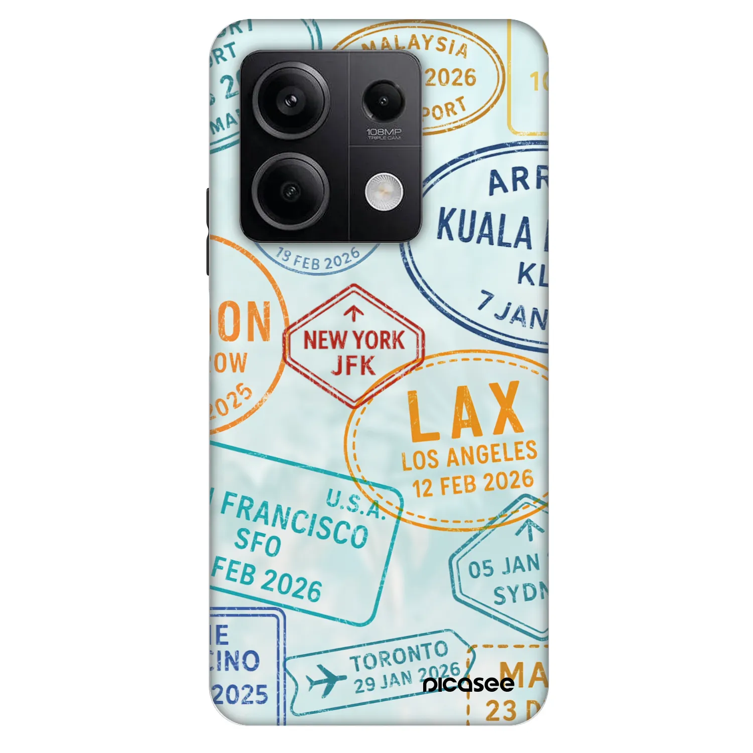 Picasee Fashion Case für Xiaomi Redmi Note 13 5G - PASSPORT EDITION