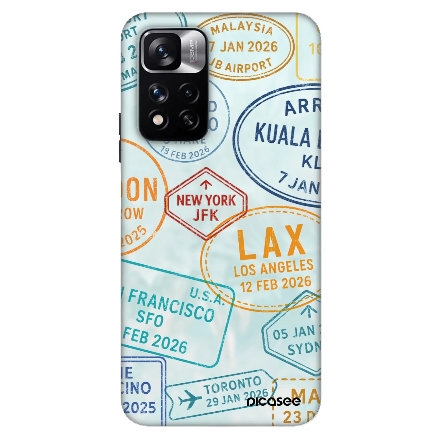 Picasee Fashion Case für Xiaomi Redmi Note 11 Pro - PASSPORT EDITION