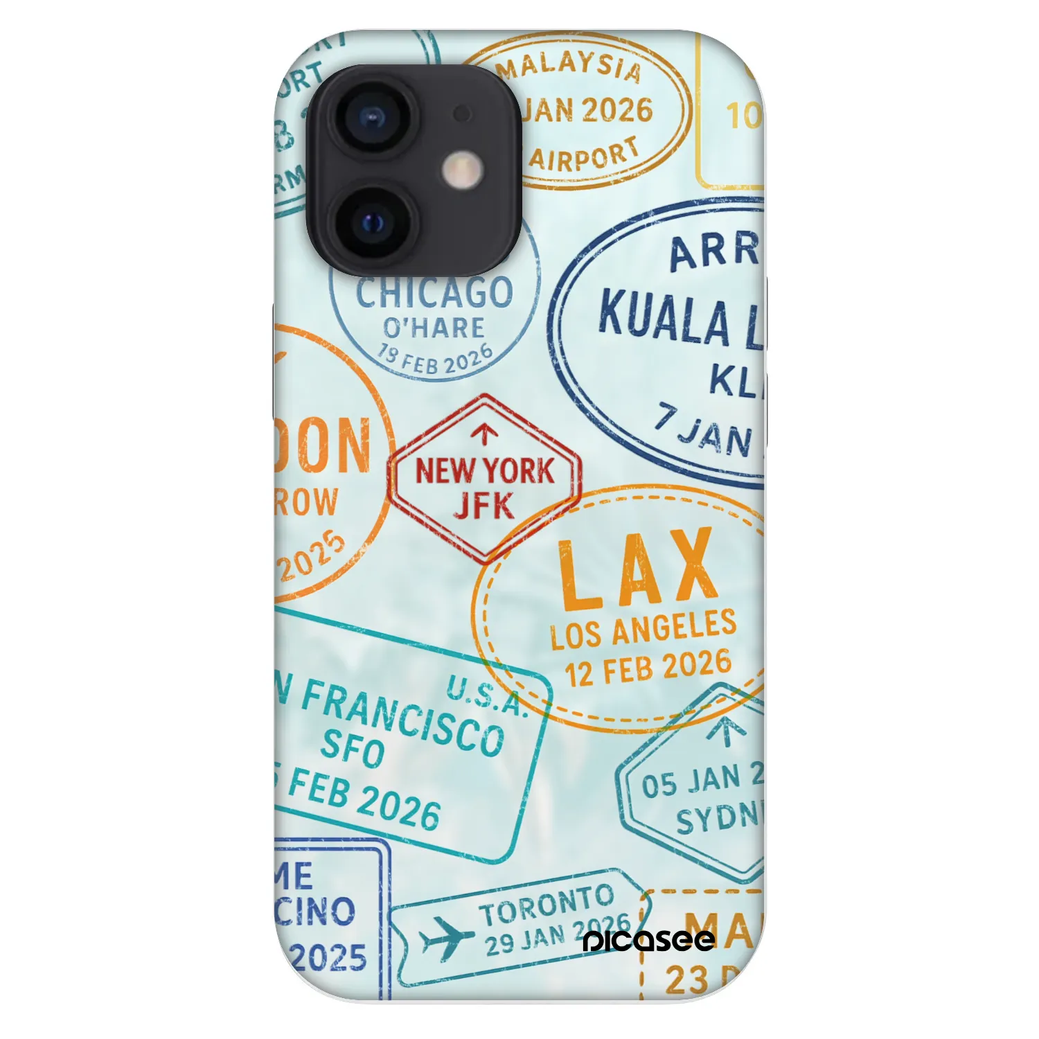 Picasee Fashion Case für Apple iPhone 12 mini - PASSPORT EDITION