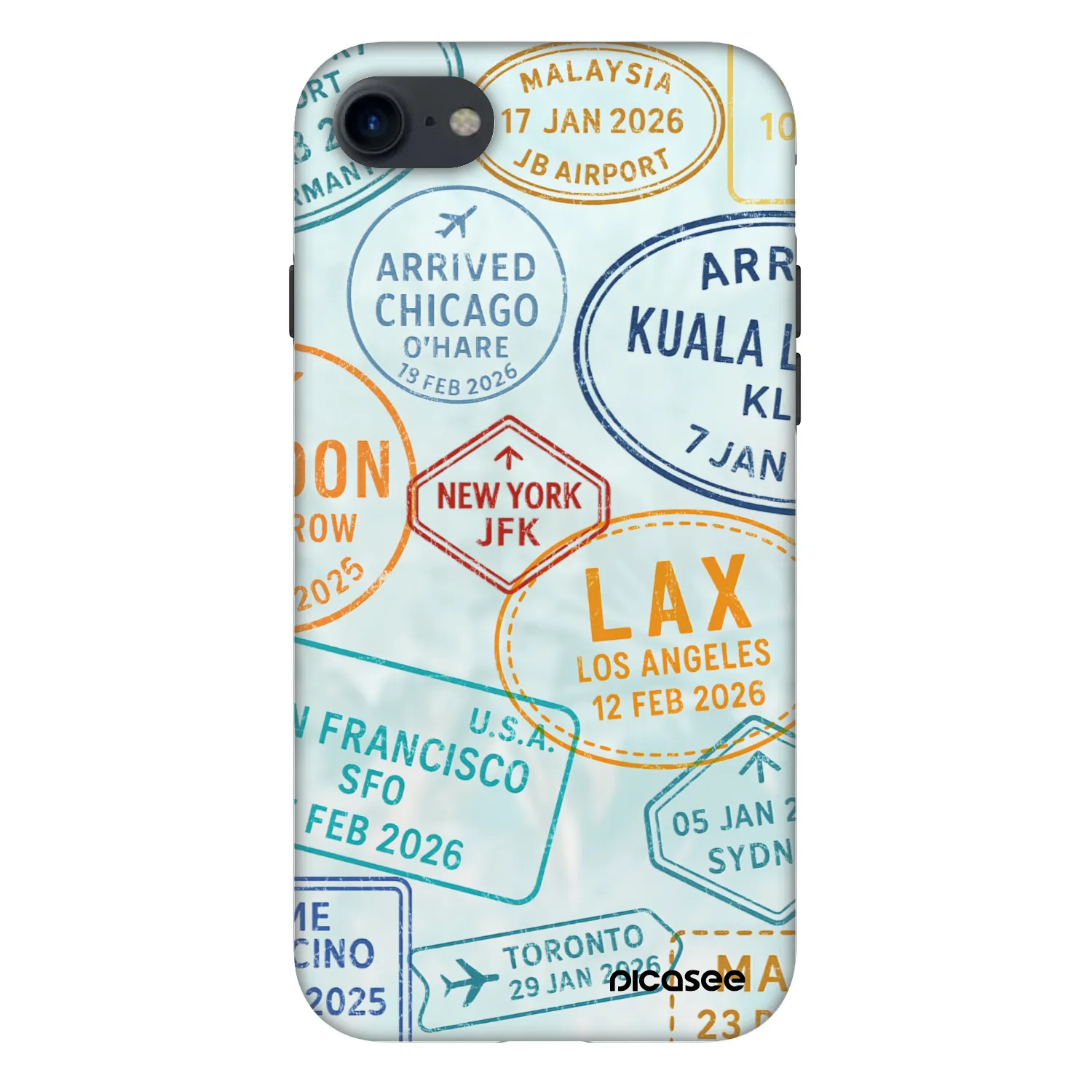 Picasee Fashion Case für Apple iPhone SE 2022 - PASSPORT EDITION