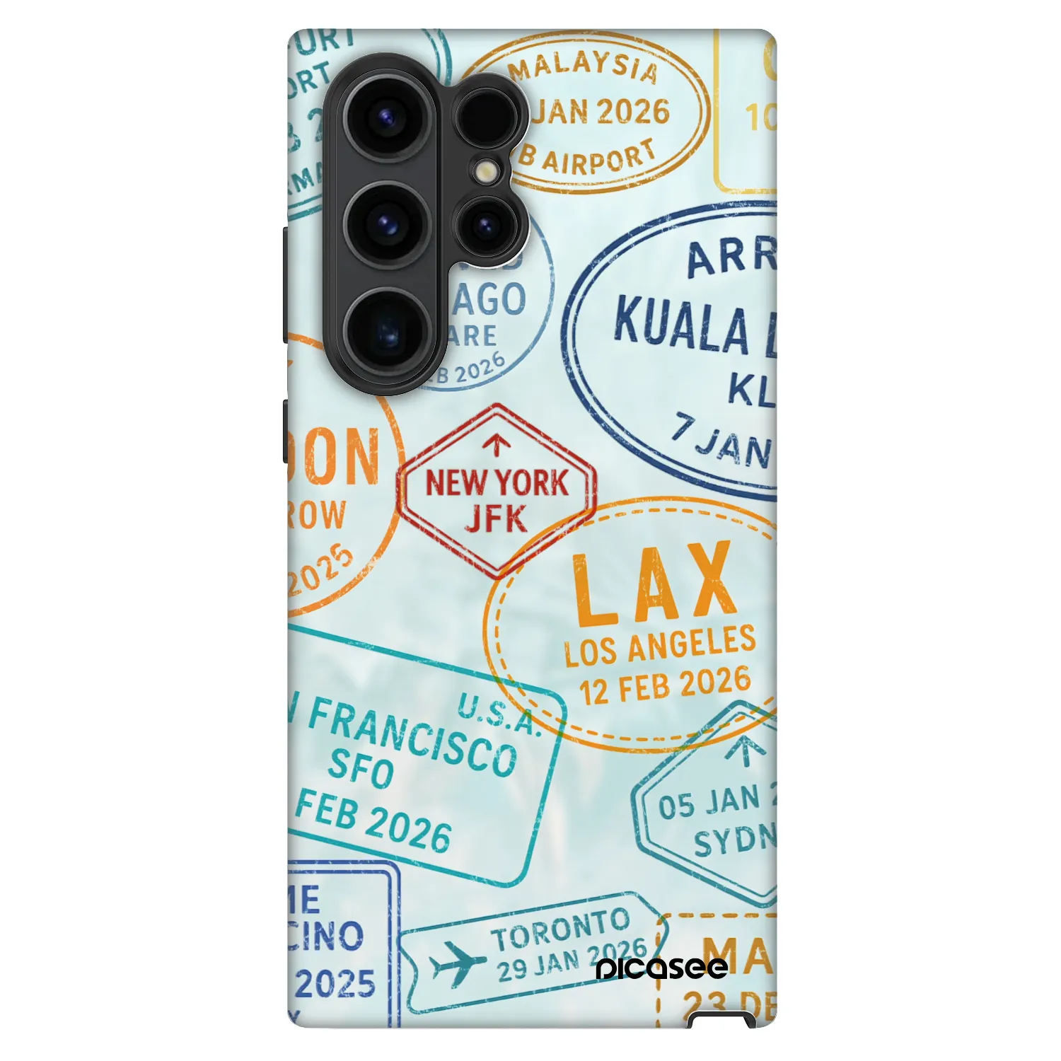 Picasee Fashion Case für Samsung Galaxy S23 Ultra 5G - PASSPORT EDITION