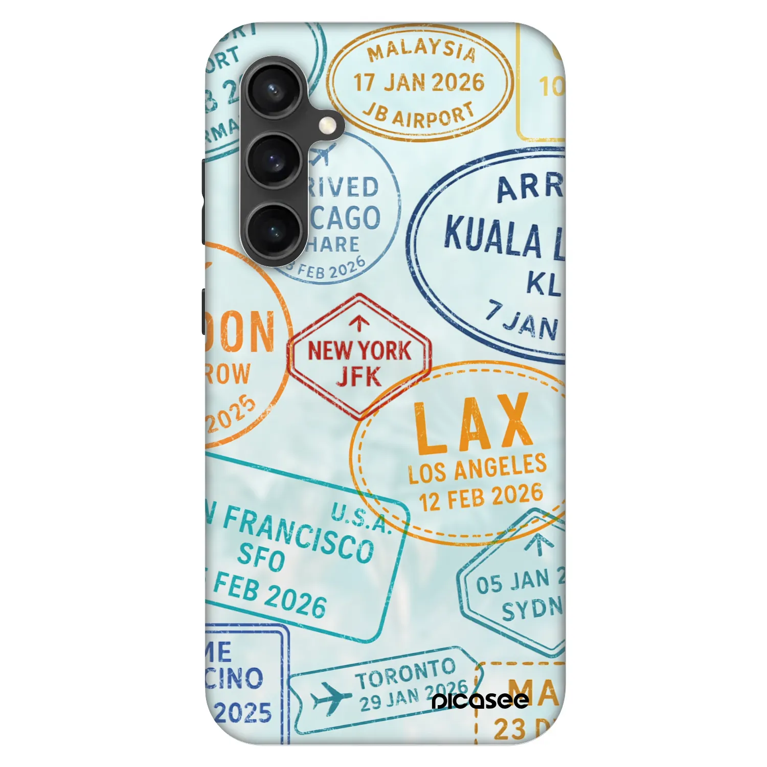 Picasee Fashion Case für Samsung Galaxy S23 FE S711B - PASSPORT EDITION