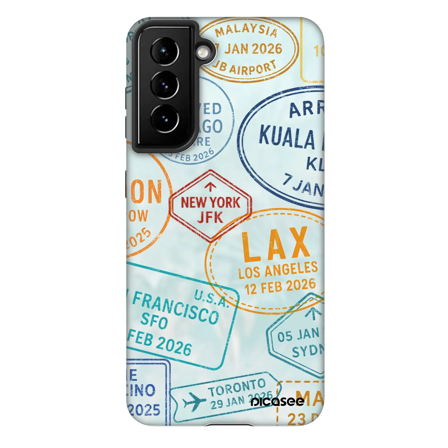 Picasee Fashion Case für Samsung Galaxy S21 FE 5G - PASSPORT EDITION