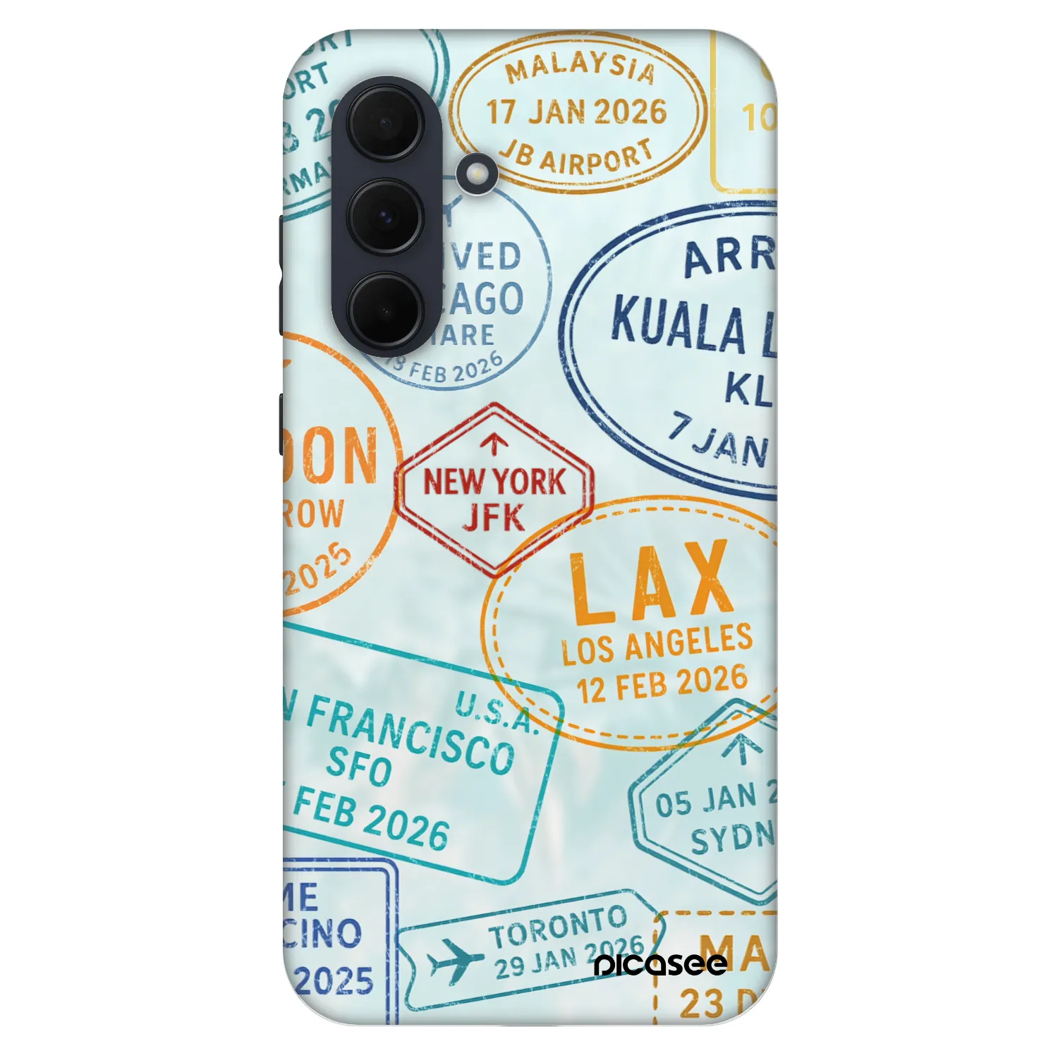 Picasee Fashion Case für Samsung Galaxy A35 5G A356B - PASSPORT EDITION