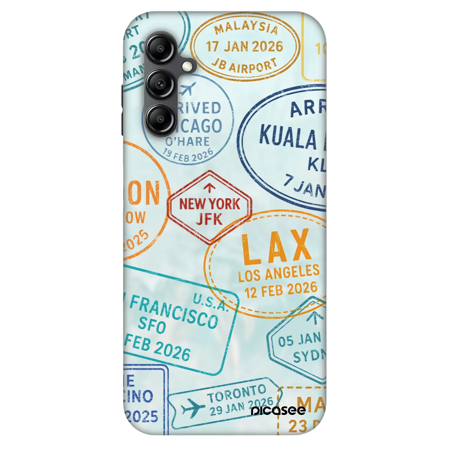 Picasee Fashion Case für Samsung Galaxy A14 5G A146P - PASSPORT EDITION