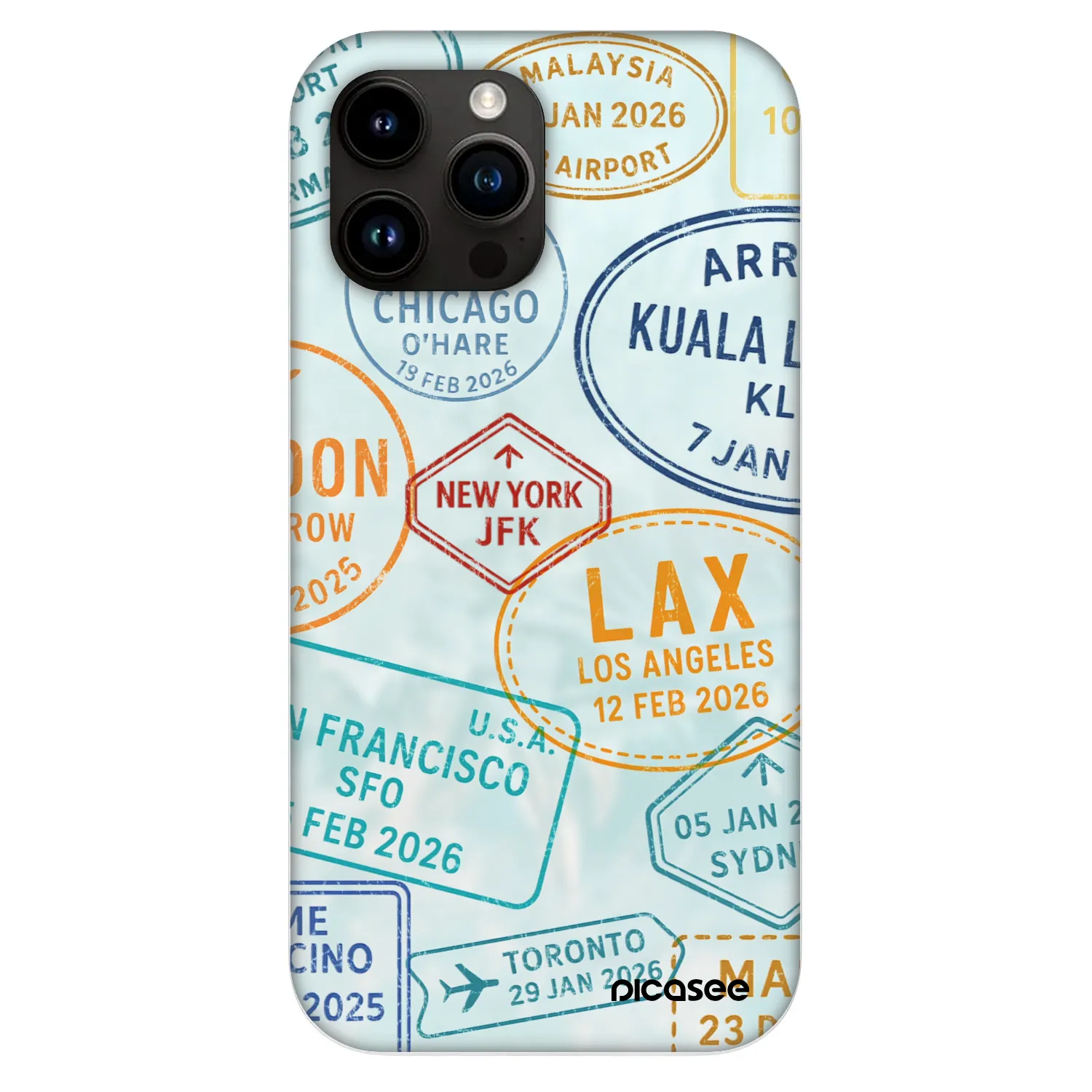 Picasee Fashion Case MagSafe für Apple iPhone 13 Pro Max - PASSPORT EDITION