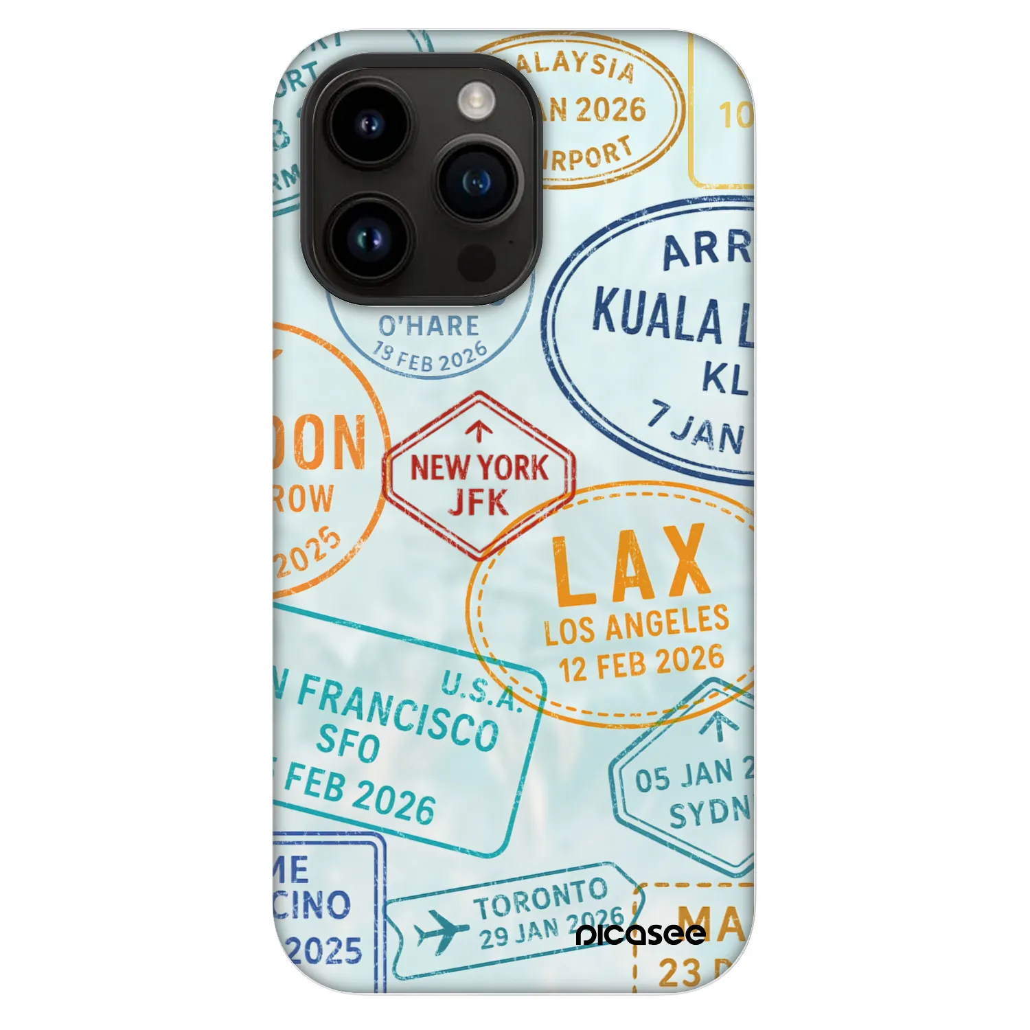 Picasee Fashion Case MagSafe für Apple iPhone 14 Pro Max - PASSPORT EDITION