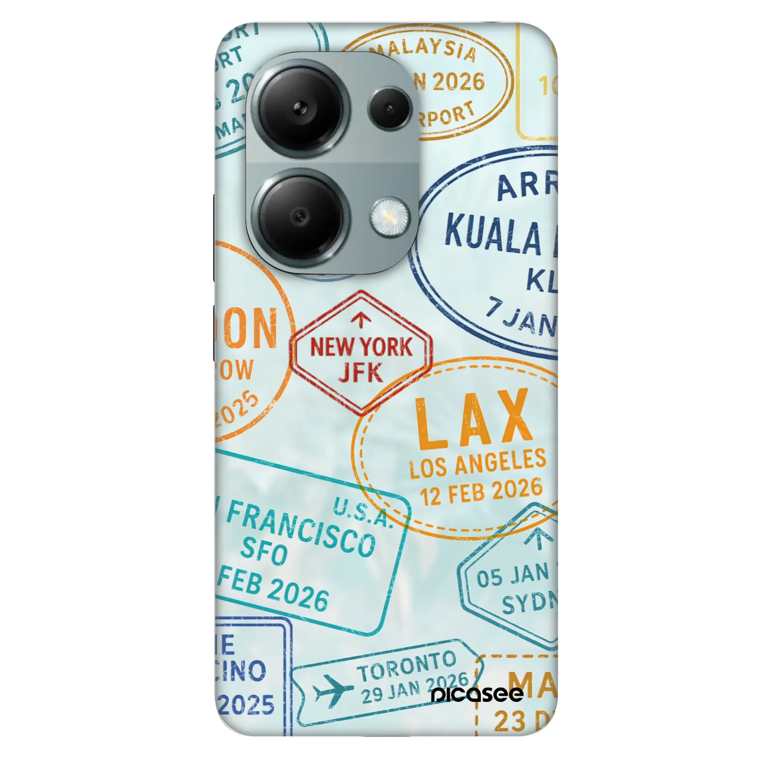 Picasee Fashion Case für Xiaomi Redmi Note 13 Pro 4G - PASSPORT EDITION