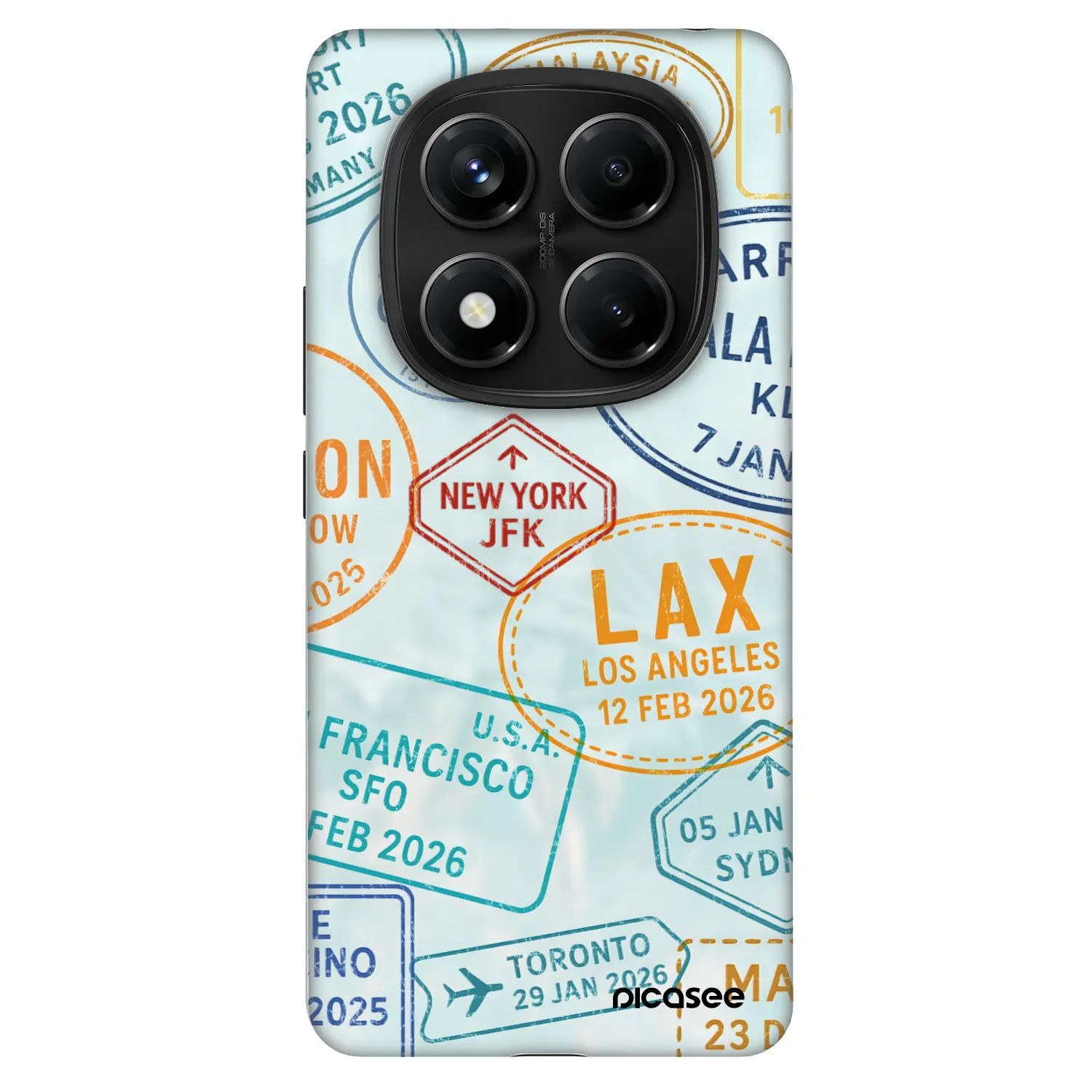 Picasee Fashion Case für Xiaomi Redmi Note 14 Pro 4G - PASSPORT EDITION