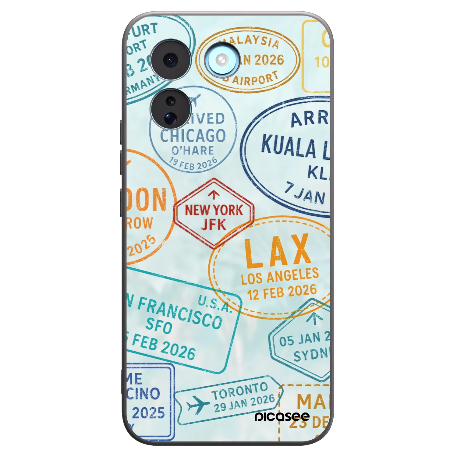 Picasee Xiaomi Redmi Note 17 Pro MAX 5G Hülle - Schwarzes Silikon - PASSPORT EDITION