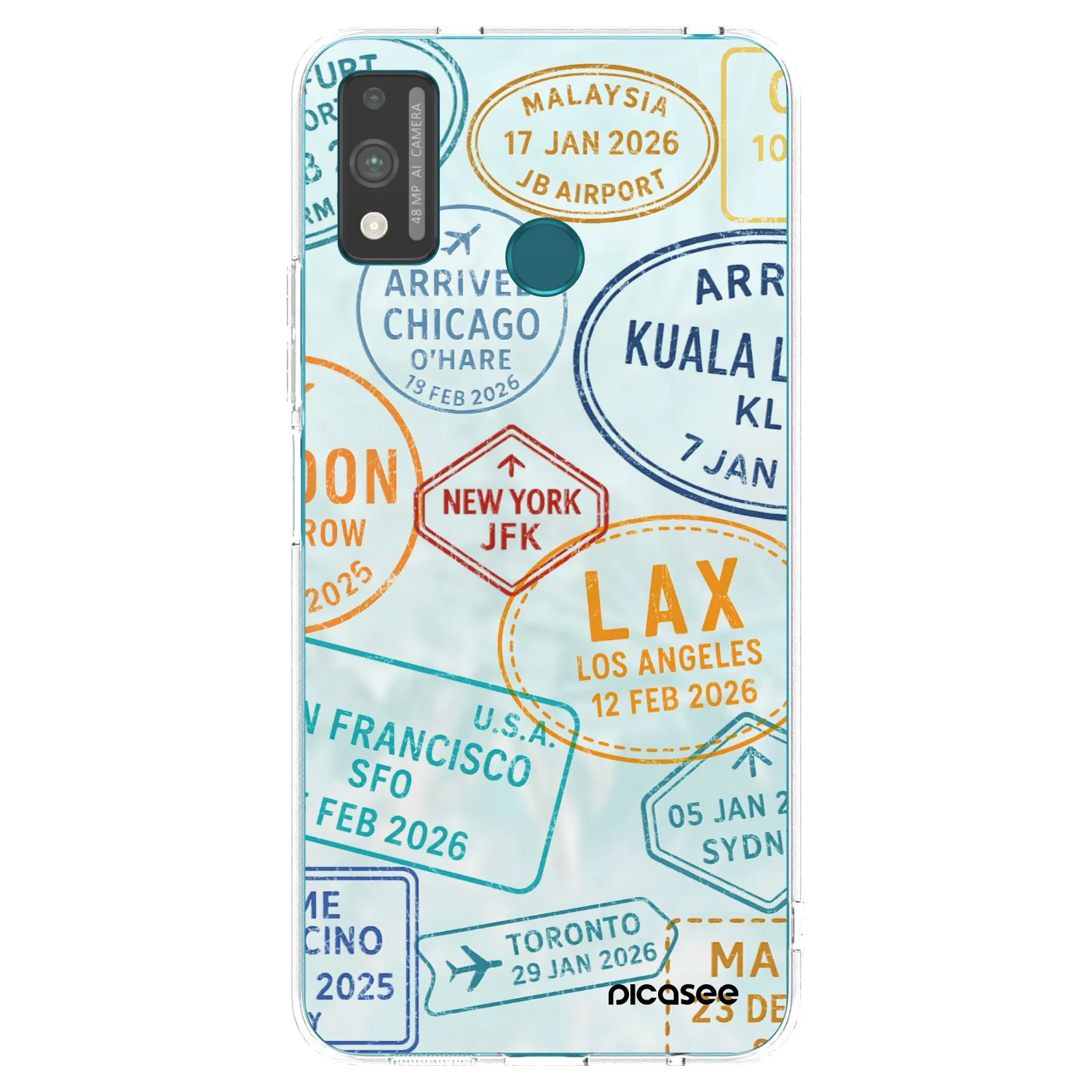 Picasee Honor 9X Lite Hülle - Transparentes Silikon - PASSPORT EDITION