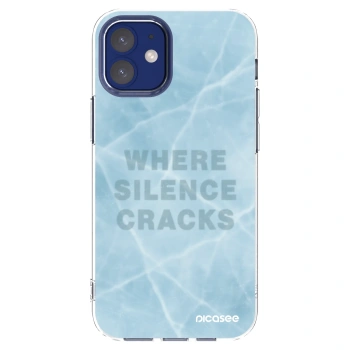 Picasee Apple iPhone 12 mini Hülle - Transparentes Silikon - SILENCE