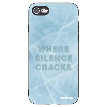 Picasee Apple iPhone SE 2022 Hülle - Schwarzes Silikon - SILENCE