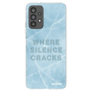 Picasee Samsung Galaxy A73 5G Hülle - Transparentes Silikon - SILENCE