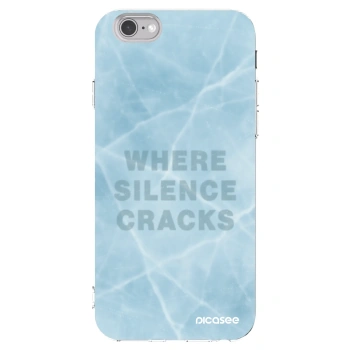 Picasee Apple iPhone 6/6S Hülle - Transparentes Silikon - SILENCE