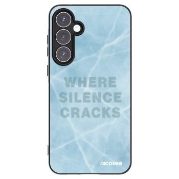 Picasee Samsung Galaxy A55 5G A556B Hülle - Schwarzes Silikon - SILENCE