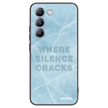 Picasee Vivo V40 SE 5G Hülle - Schwarzes Silikon - SILENCE