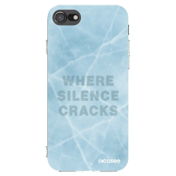 Picasee Apple iPhone 7 Hülle - Transparentes Silikon - SILENCE