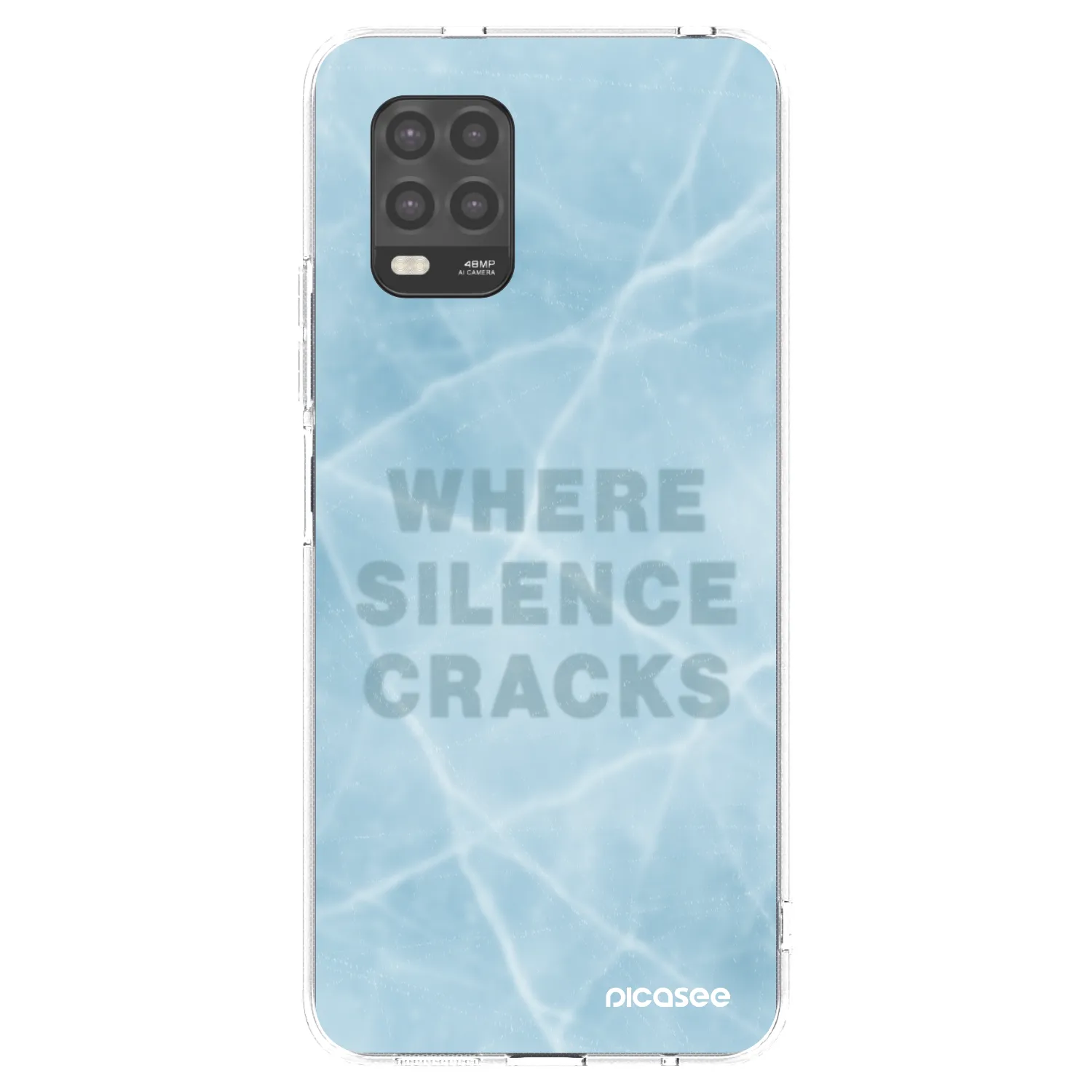 Picasee Xiaomi Mi 10 Lite Hülle - Transparentes Silikon - SILENCE