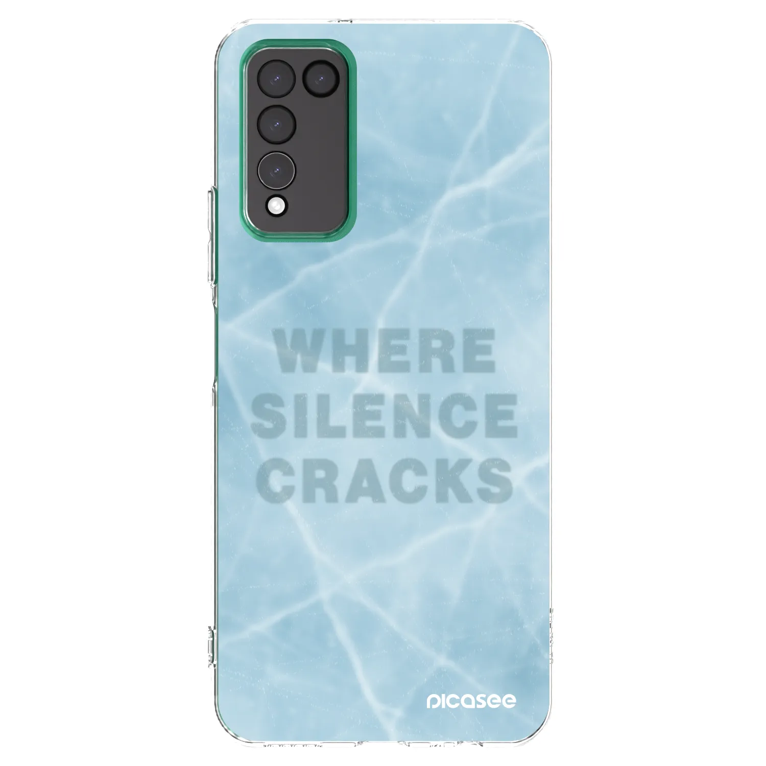 Picasee Honor 10X Lite Hülle - Transparentes Silikon - SILENCE