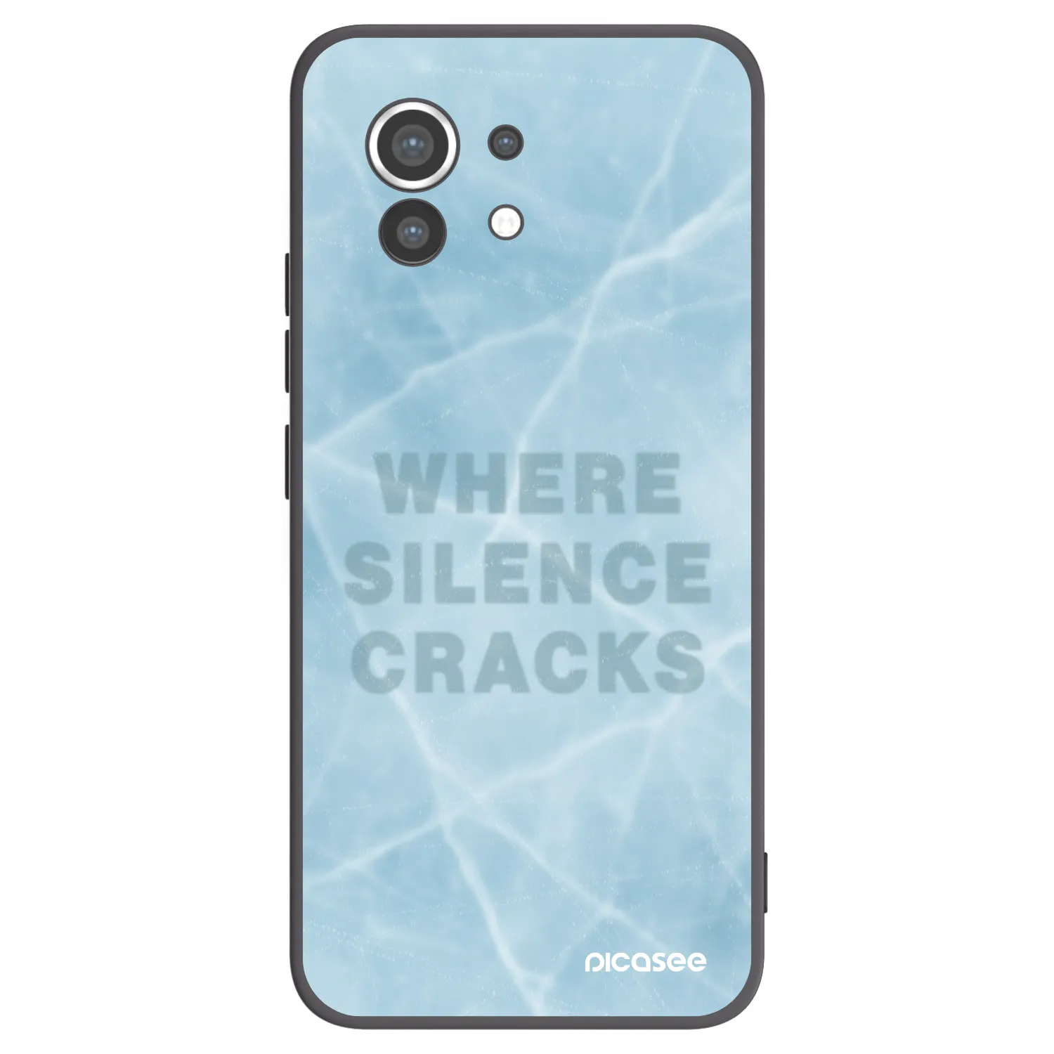 Picasee Xiaomi Mi 11 Hülle - Schwarzes Silikon - SILENCE