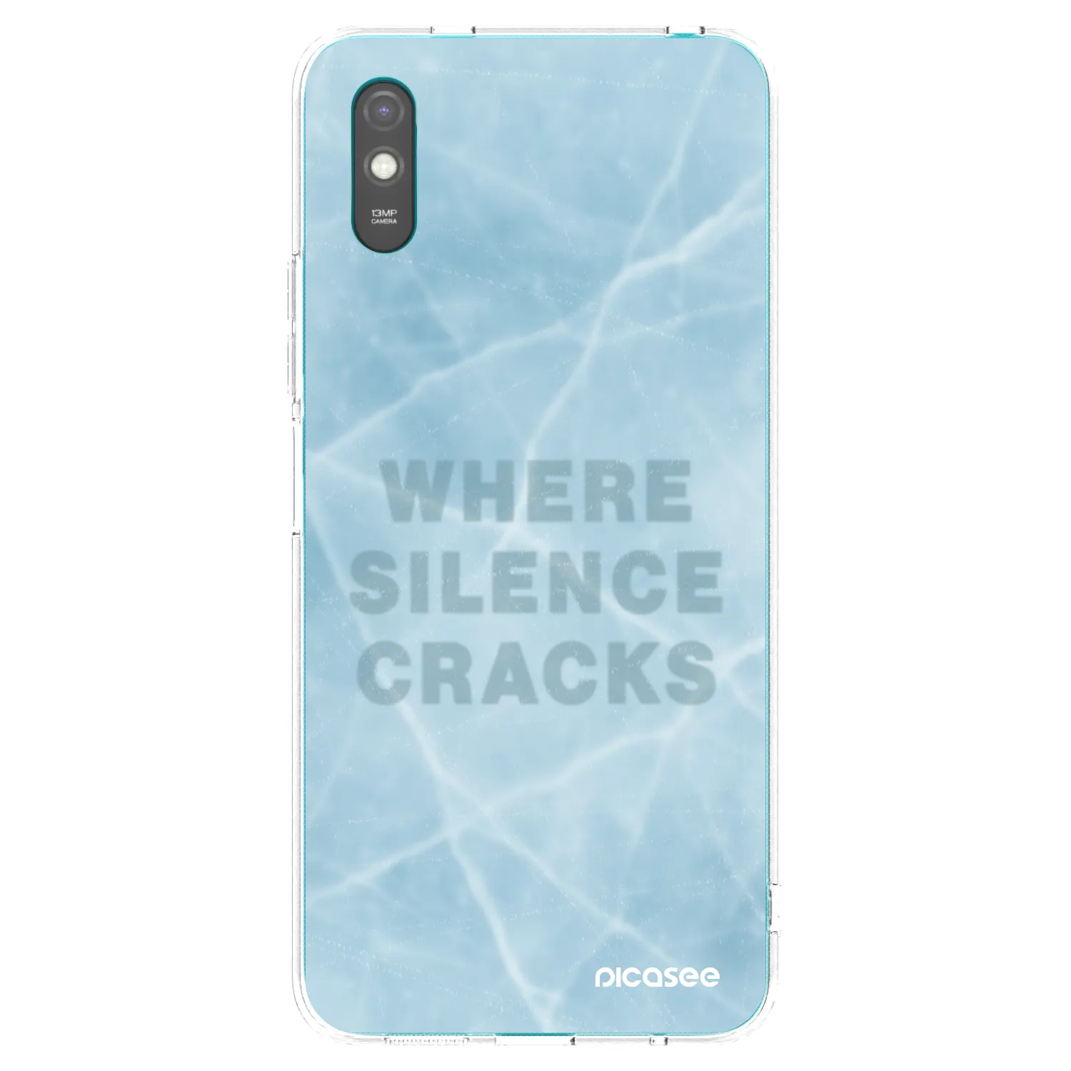 Picasee Xiaomi Redmi 9AT Hülle - Transparentes Silikon - SILENCE