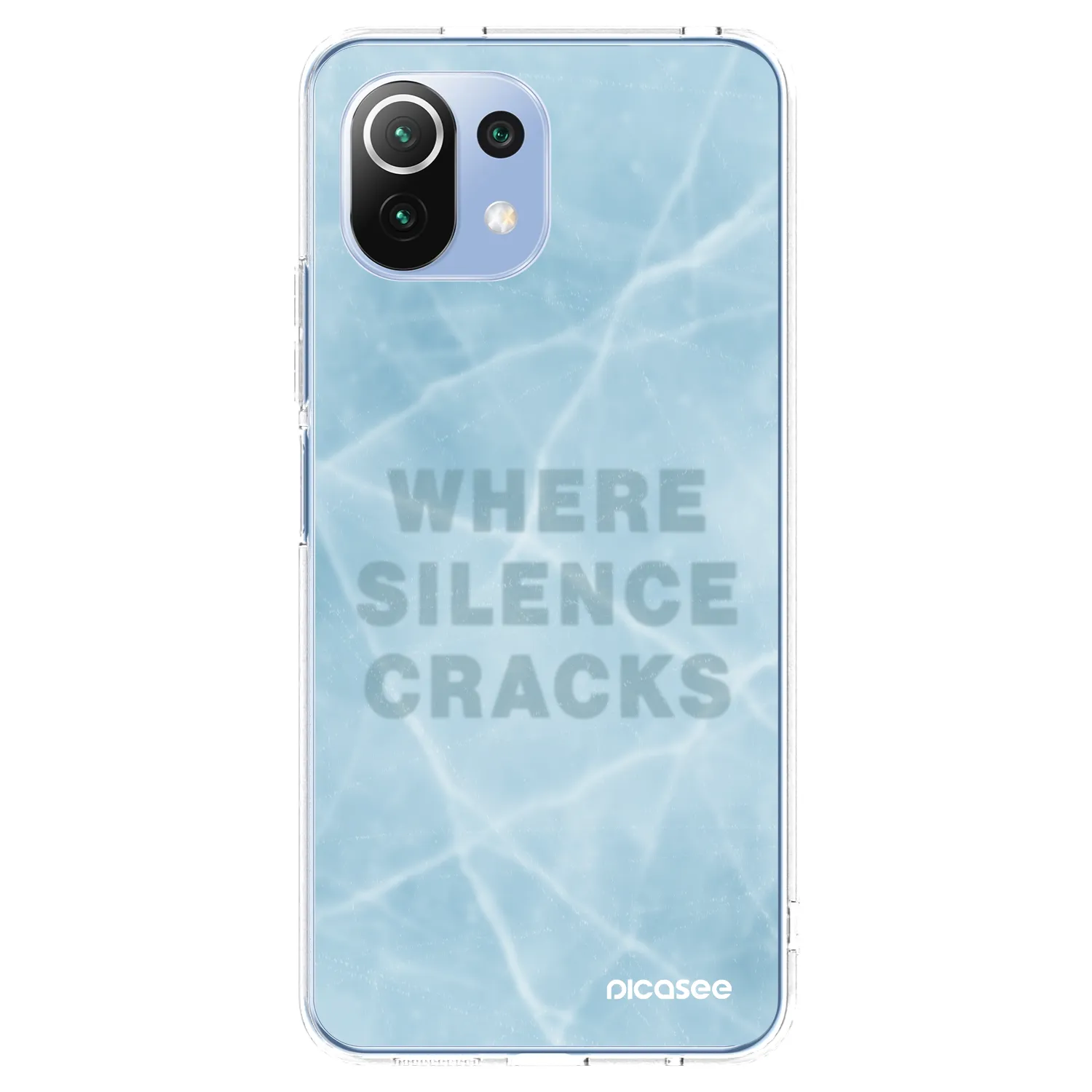Picasee Xiaomi Mi 11 Lite Hülle - Transparentes Silikon - SILENCE