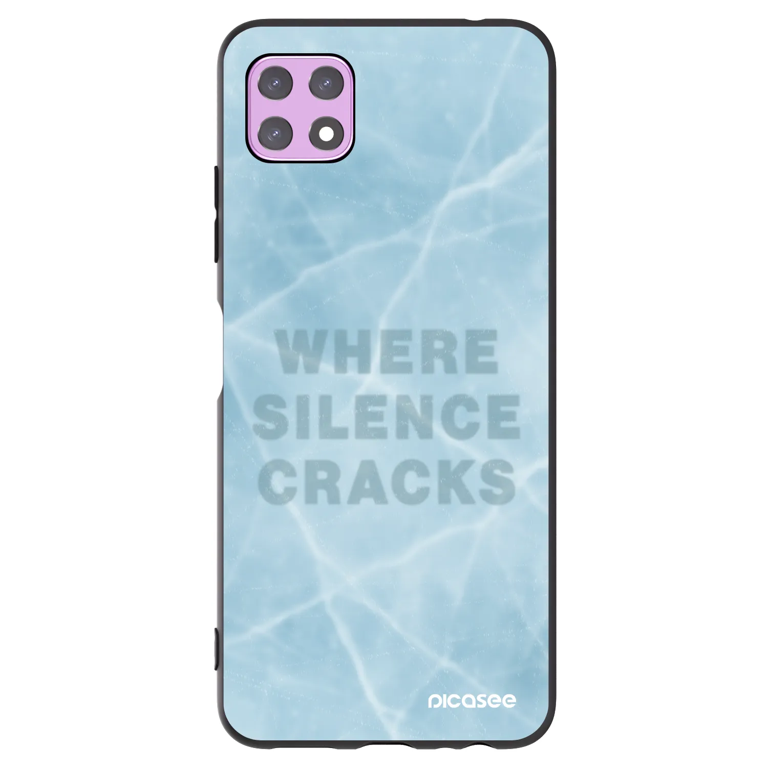 Picasee Samsung Galaxy A22 A226B 5G Hülle - Schwarzes Silikon - SILENCE