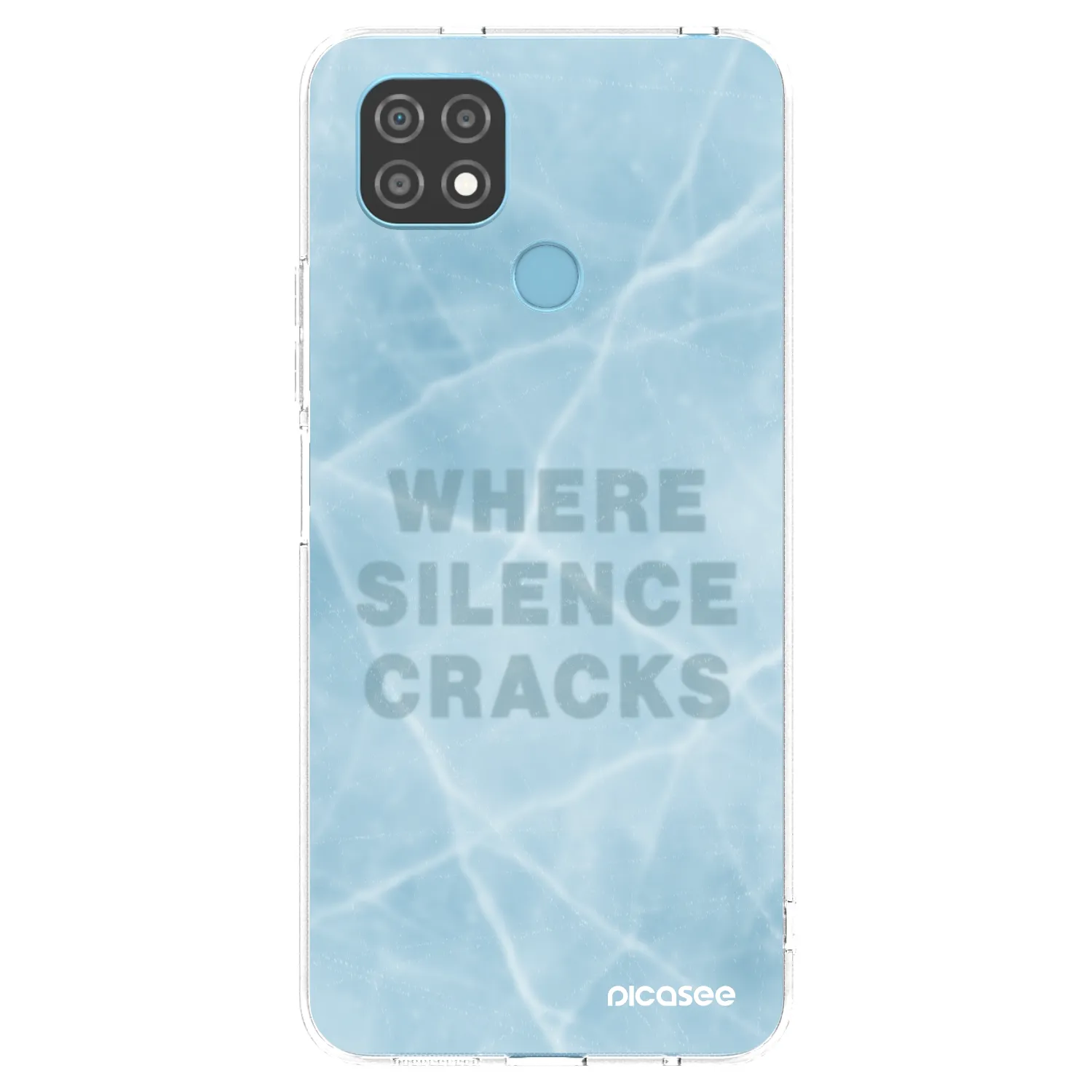 Picasee Realme C21 Hülle - Transparentes Silikon - SILENCE