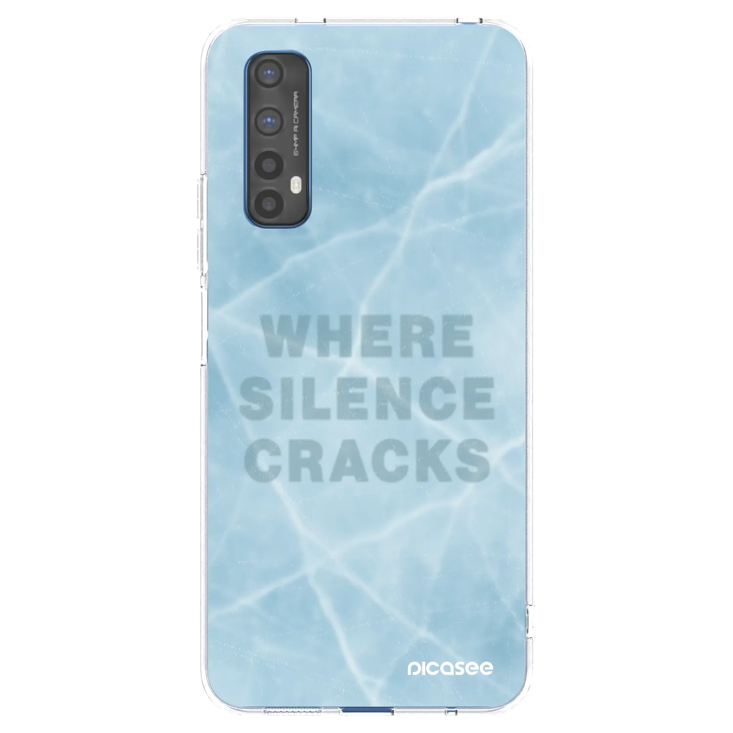 Picasee Realme 7 Hülle - Transparentes Silikon - SILENCE