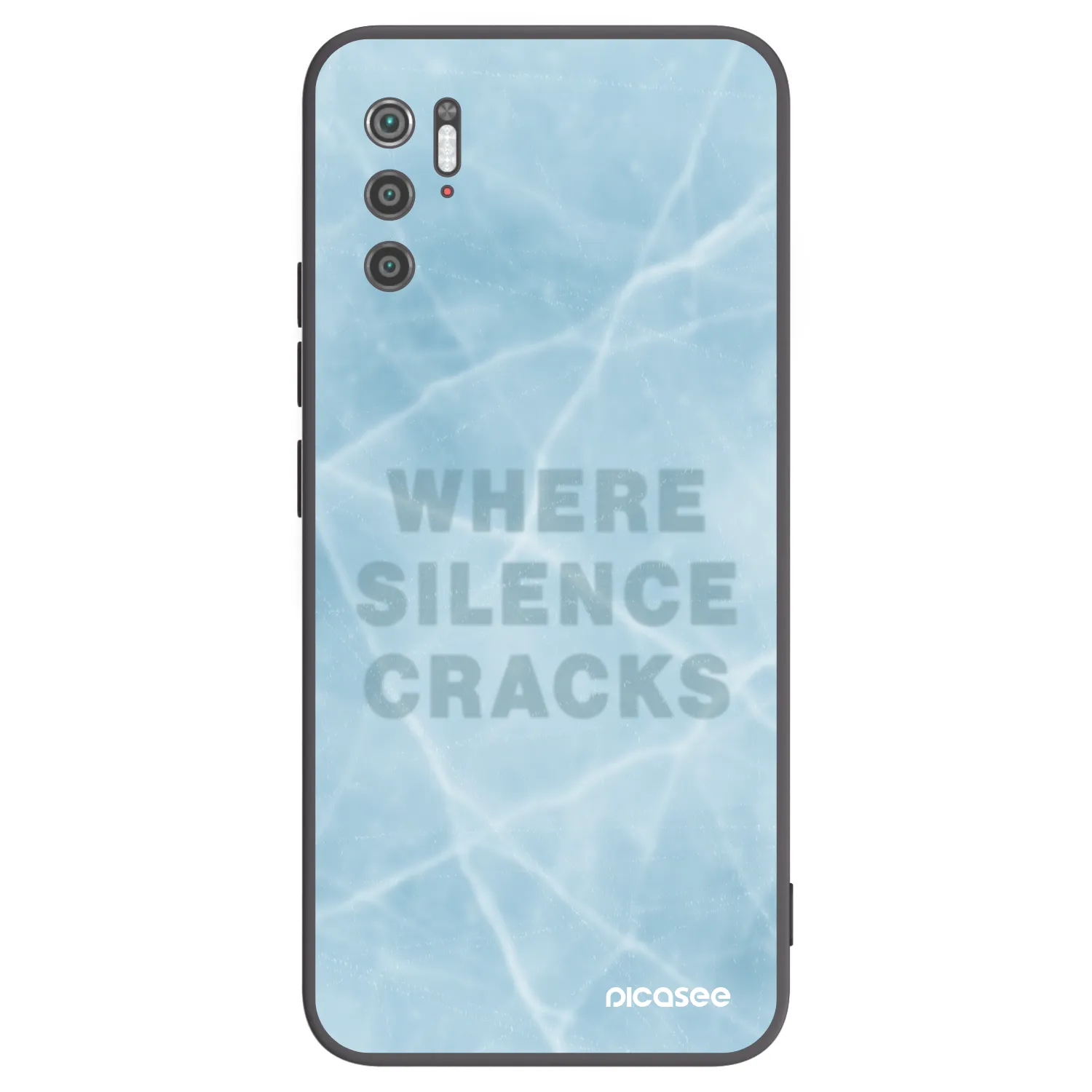 Picasee Xiaomi Poco M3 Pro 5G Hülle - Schwarzes Silikon - SILENCE