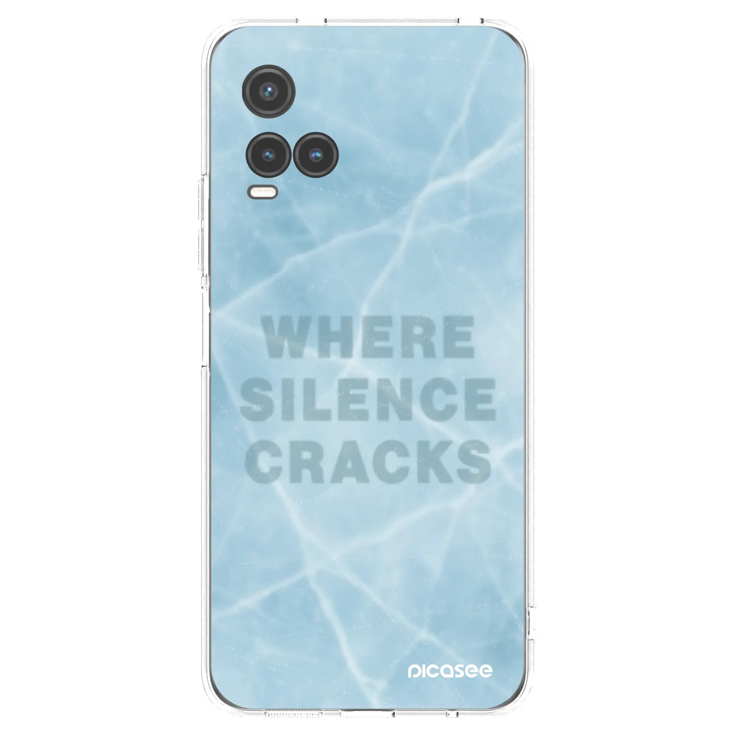 Picasee Vivo Y33s Hülle - Transparentes Silikon - SILENCE