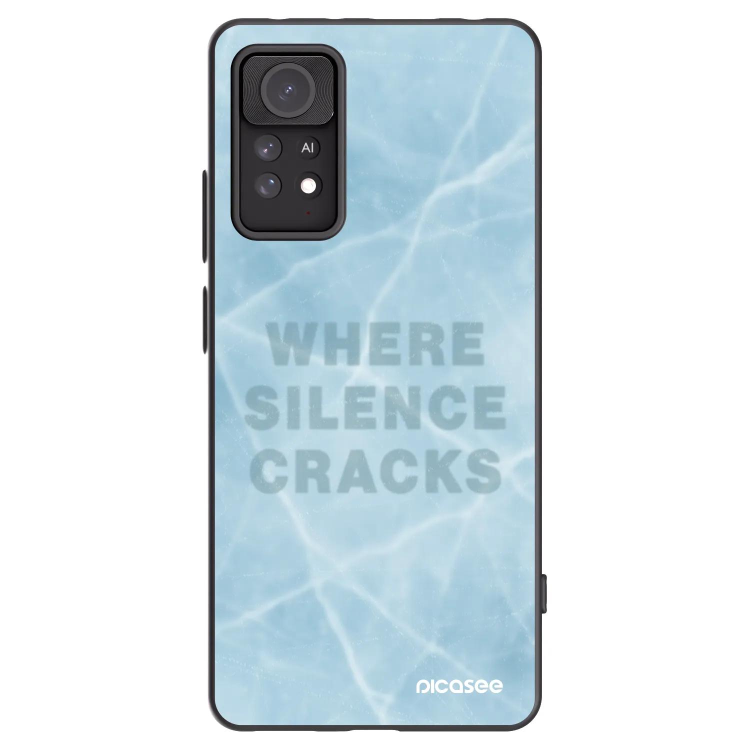 Picasee Xiaomi Redmi Note 11 Pro Hülle - Schwarzes Silikon - SILENCE