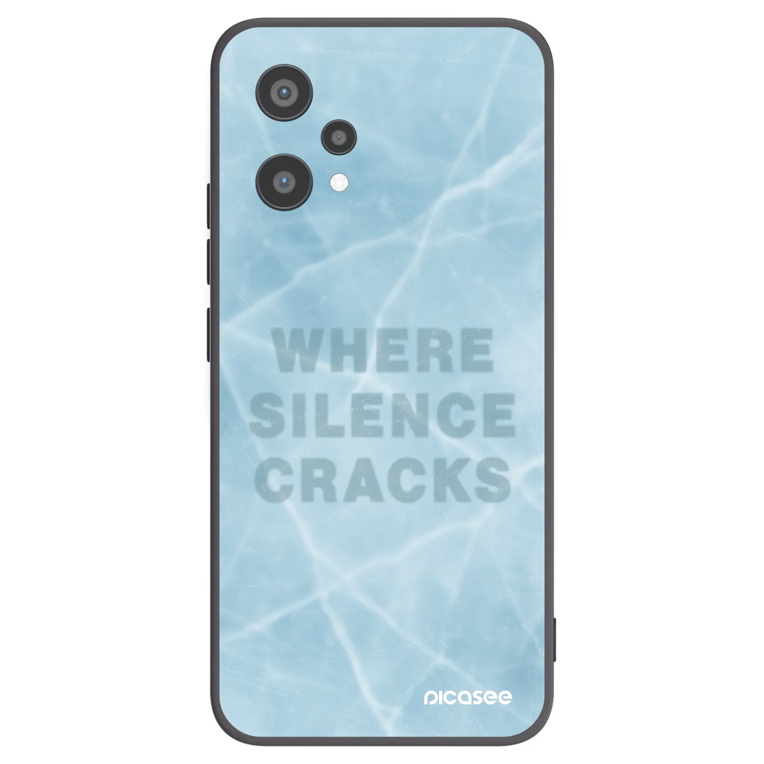 Picasee Realme 9 Pro 5G Hülle - Schwarzes Silikon - SILENCE
