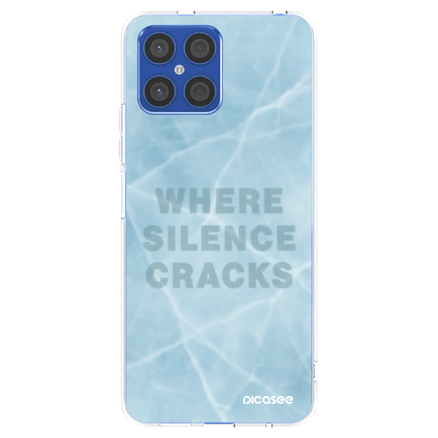 Picasee Honor X8 4G Hülle - Transparentes Silikon - SILENCE